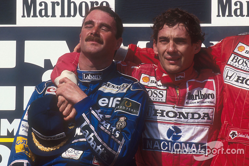 f1-hungarian-gp-1992-podium-second-place-and-world-champion-nigel-mansell-williams-renault